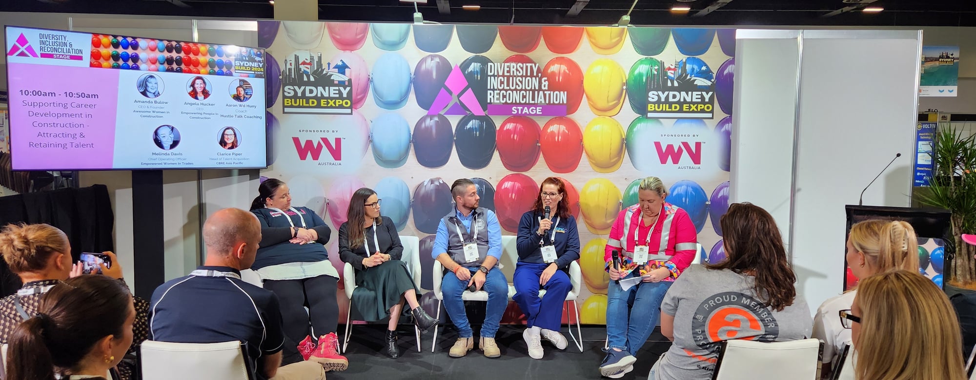 Angela Hucker leading a roundtable